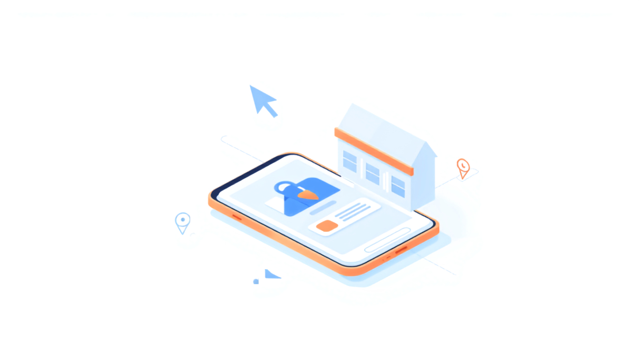 予約リンク設定のメリットのイメージ（スマートフォンと店舗情報）