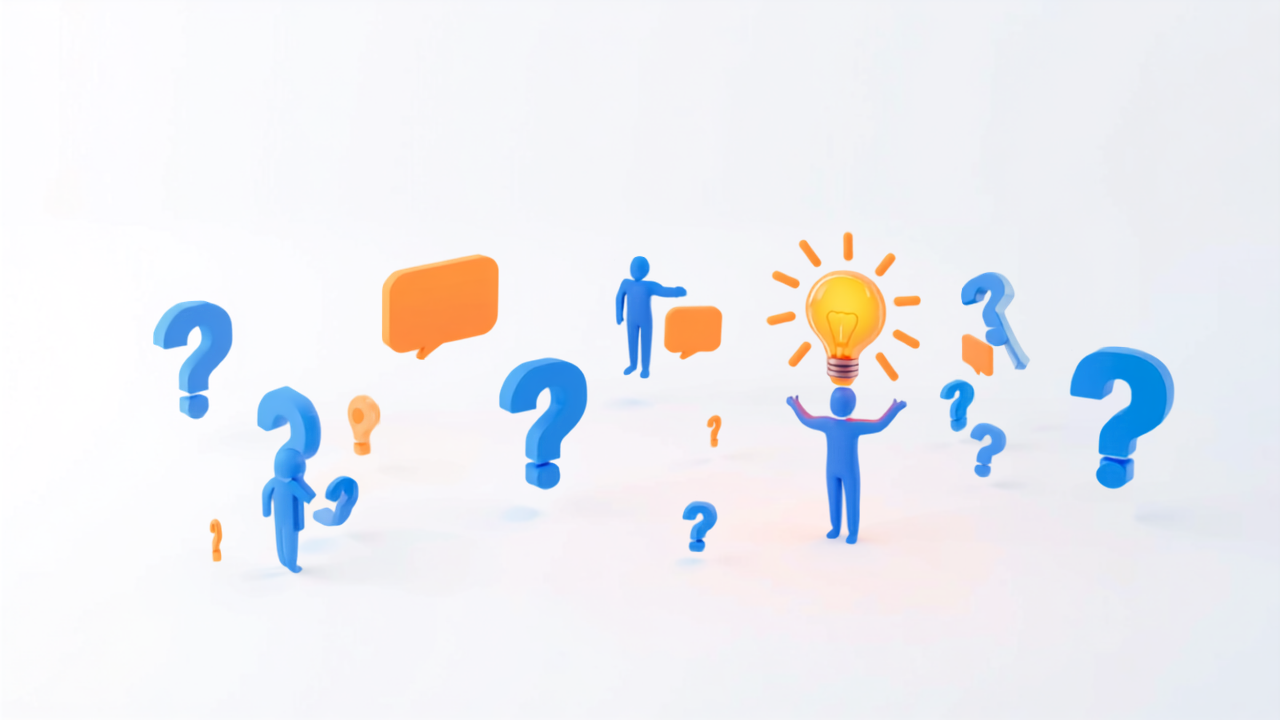Googleマップ順位に関するよくある質問のイメージイラスト