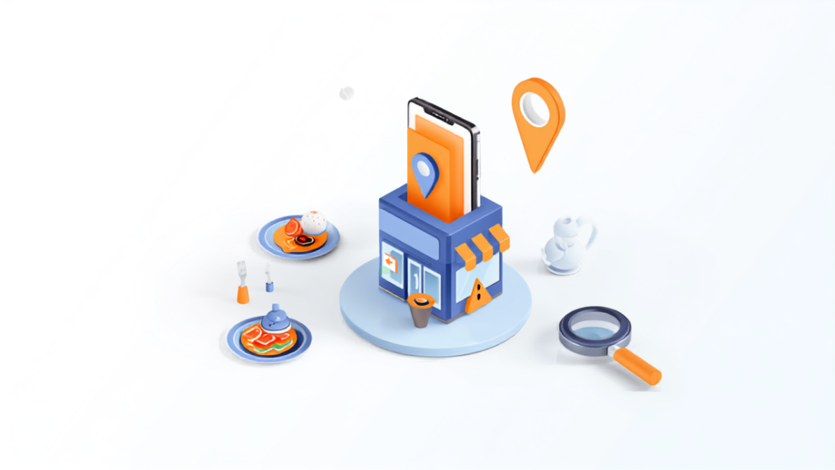 飲食店のGoogleビジネスプロフィールにメニューを登録するイメージ