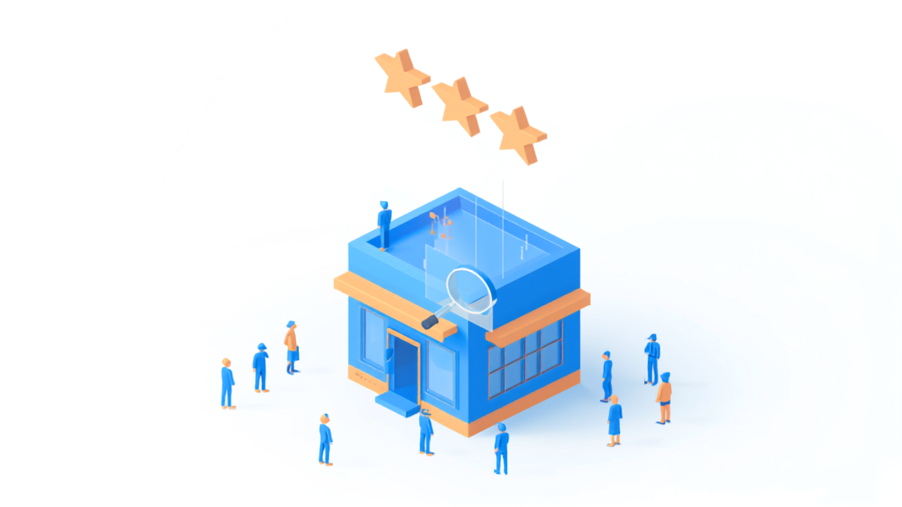 星5でも選ばれない店舗のイメージイラスト